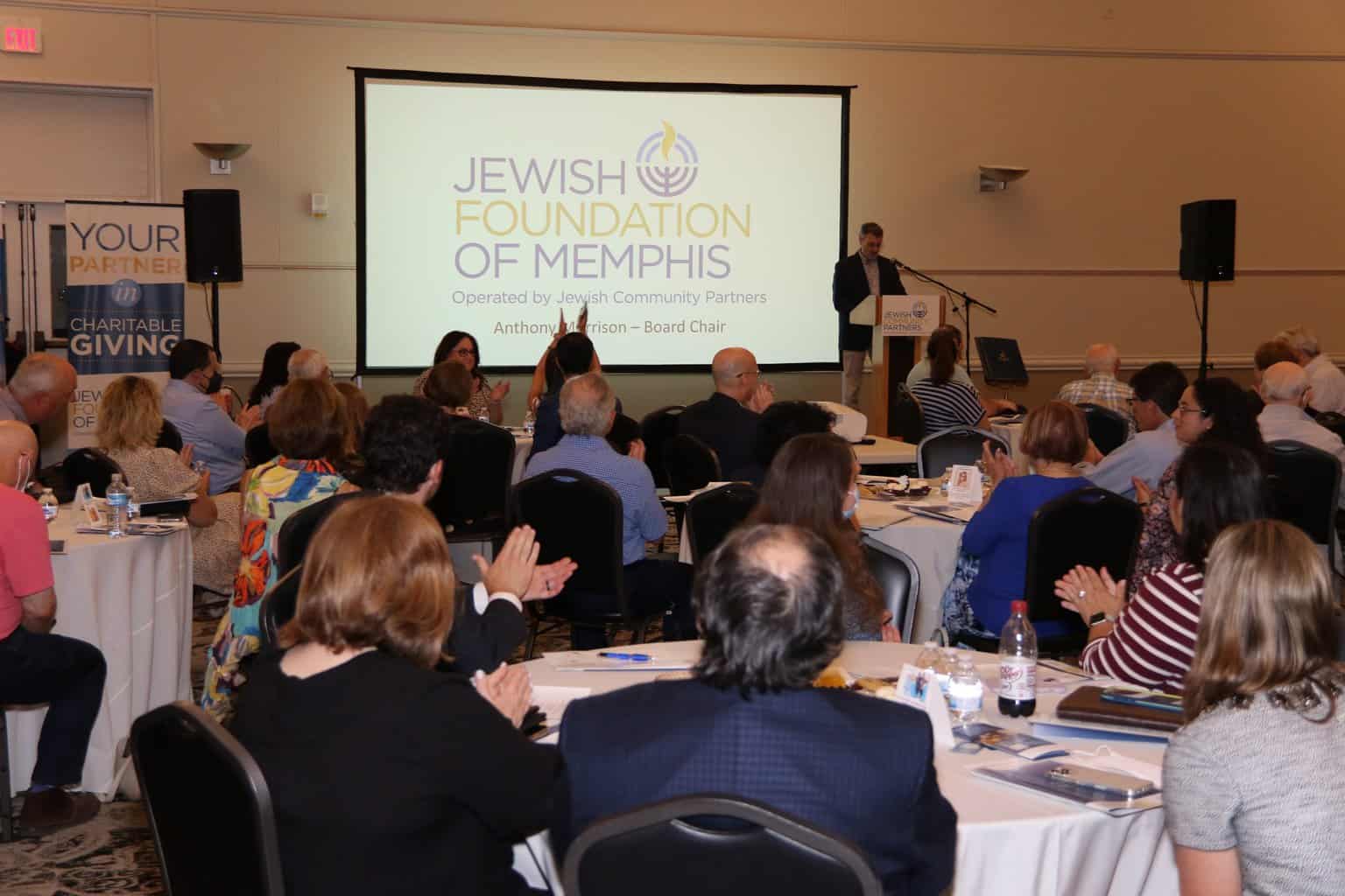 Tribute to Outgoing Foundation Board Chair Anthony Morrison was highlight of Jewish Community Partners 7th Annual Meeting